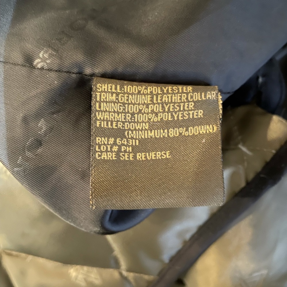 Rainforest micro fiber black down filled coat - Picture 9 of 9